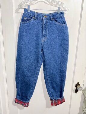 Vintage LL Bean Jeans Flannel Tartan